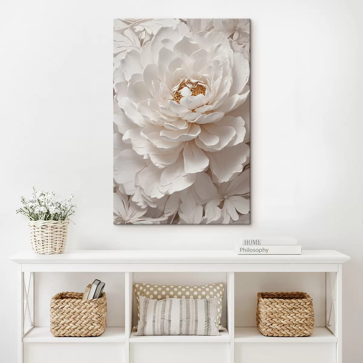 Pilt Valge lille lähivõte s40348