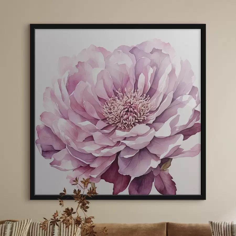 Fototapeedid Lilla lill valgel taustal f40347