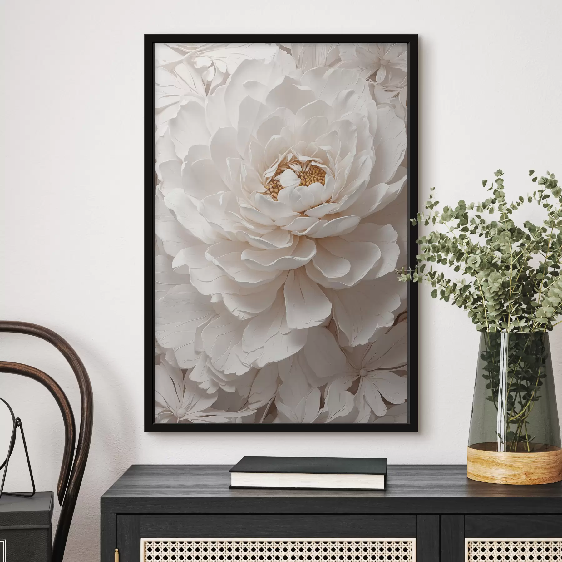 Fototapeedid Valge lille lähivõte f40348