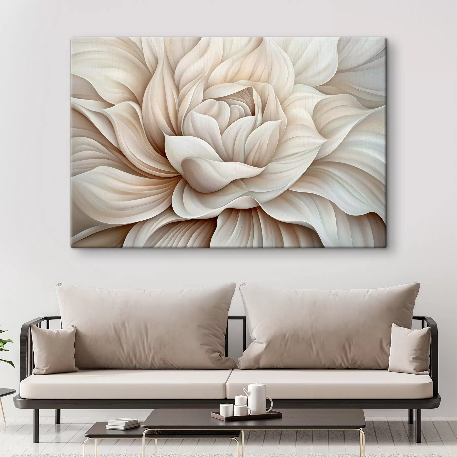 Fototapeedid Suure abstraktse lille kroonlehed s40352