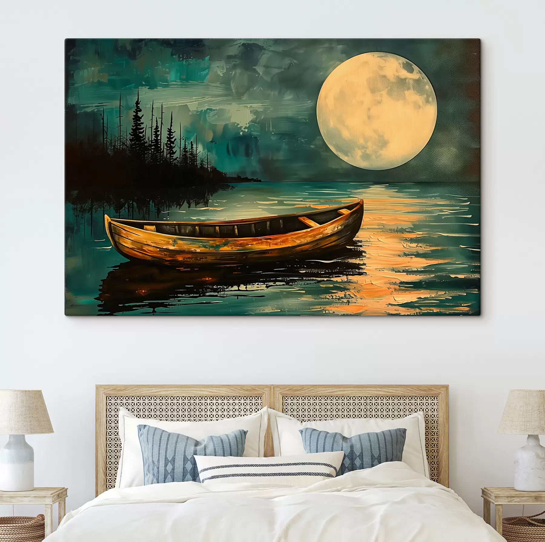 Fototapeedid Paat tähistaeva taustal s40442