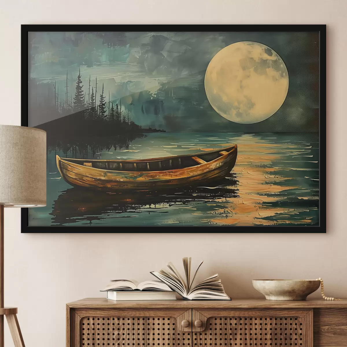 Plakat Paat tähistaeva taustal f40442