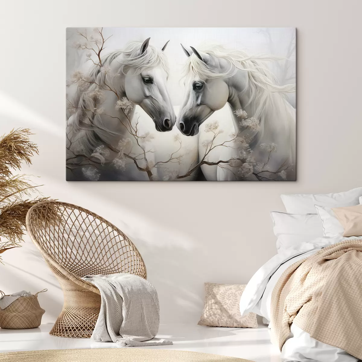 Pilt Kaks hobust okste vahel s40530