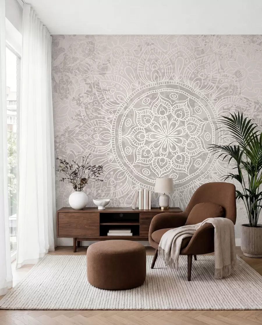 Fototapeedid Peene joonega mandala w08246