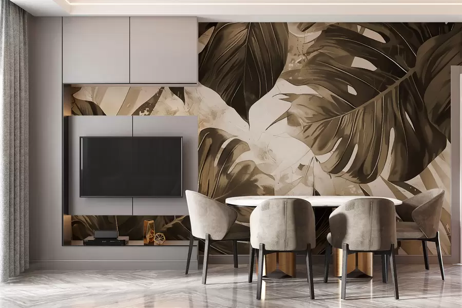 Fototapeedid Suured lehed w00999v2