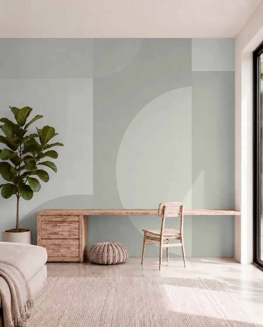 Fototapeedid Salveirohelised vormid w01500