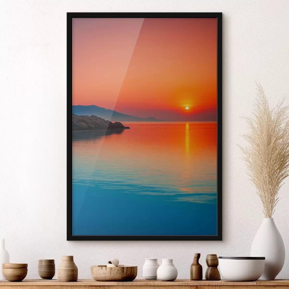 Plakat Meri päikeseloojangul f40464