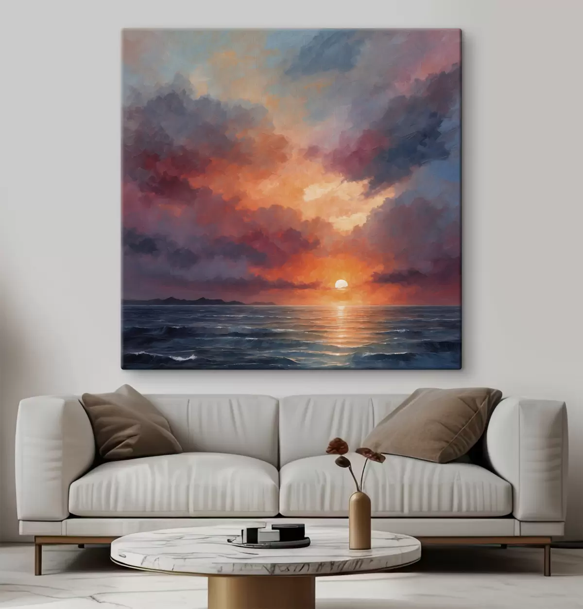 Pilt Päikeseloojang mere ääres s40631