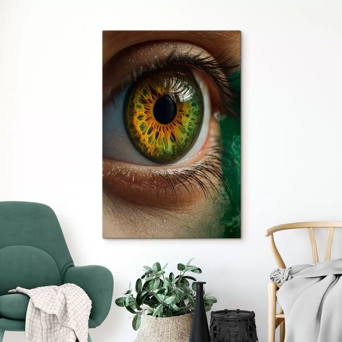 Pilt Roheline silm lähivõtte s40701