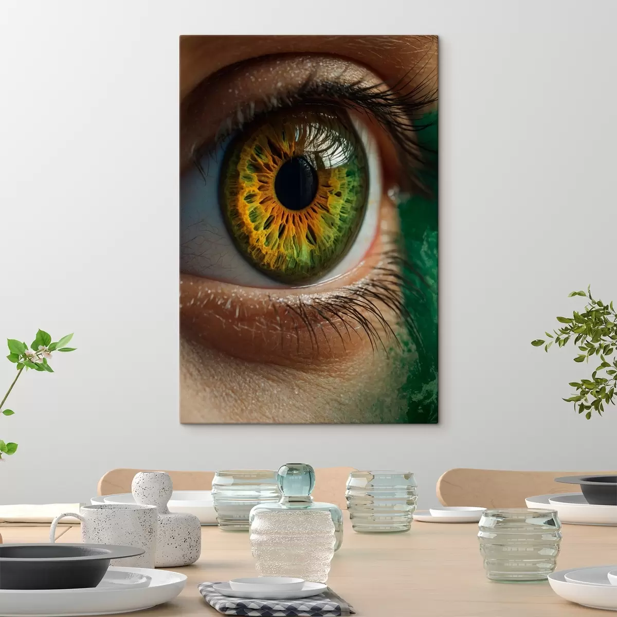 Pilt Roheline silm lähivõtte s40701