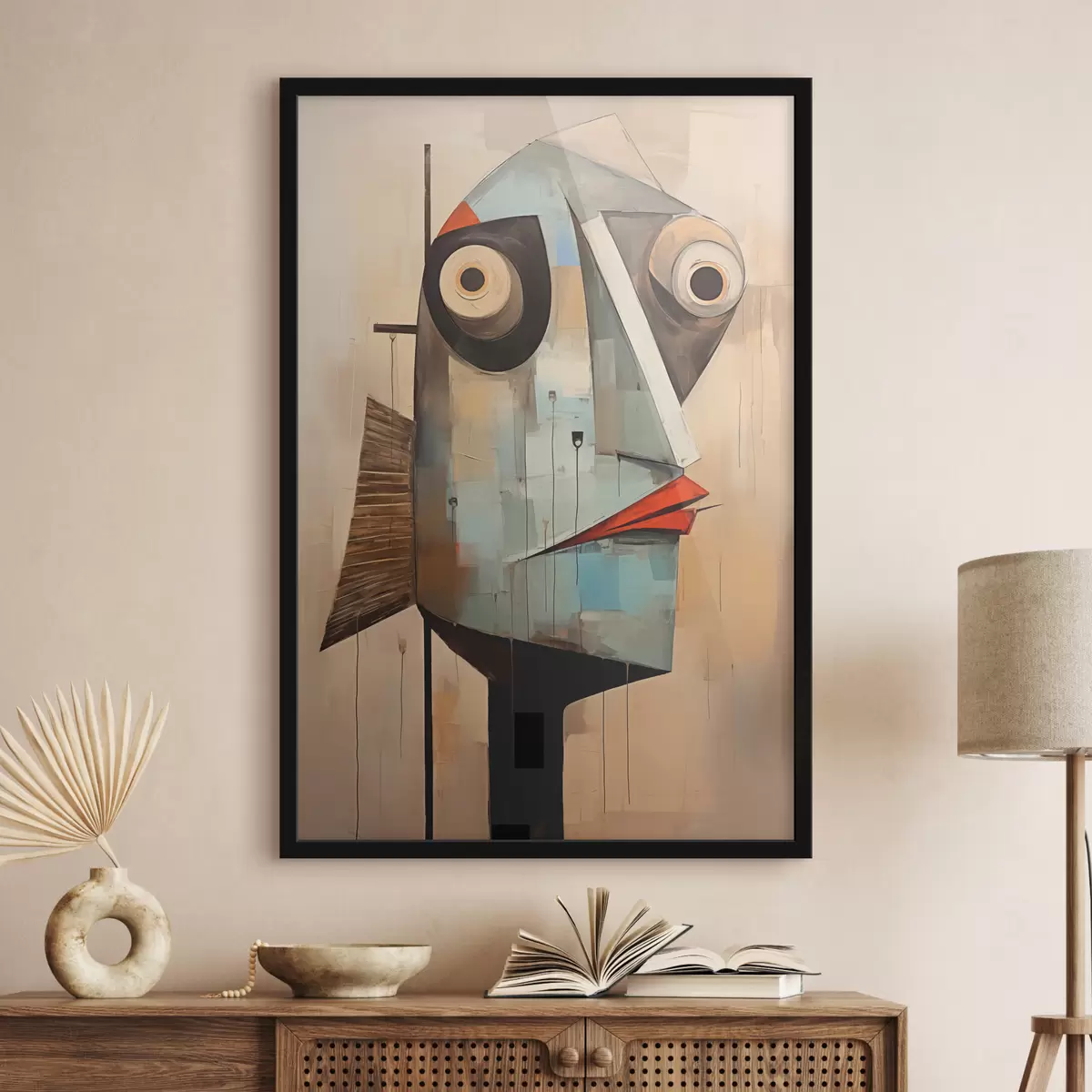 Plakat Abstraktne sürreaalne portree f40797