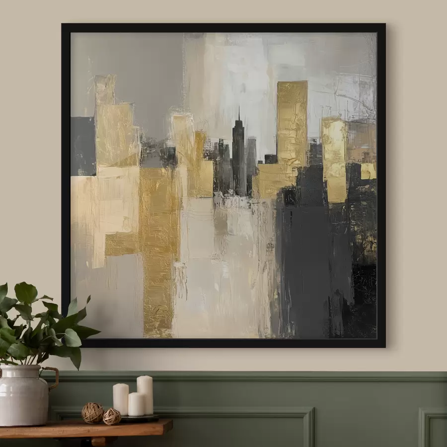 Fototapeedid Abstraktne pilt linnast f40831