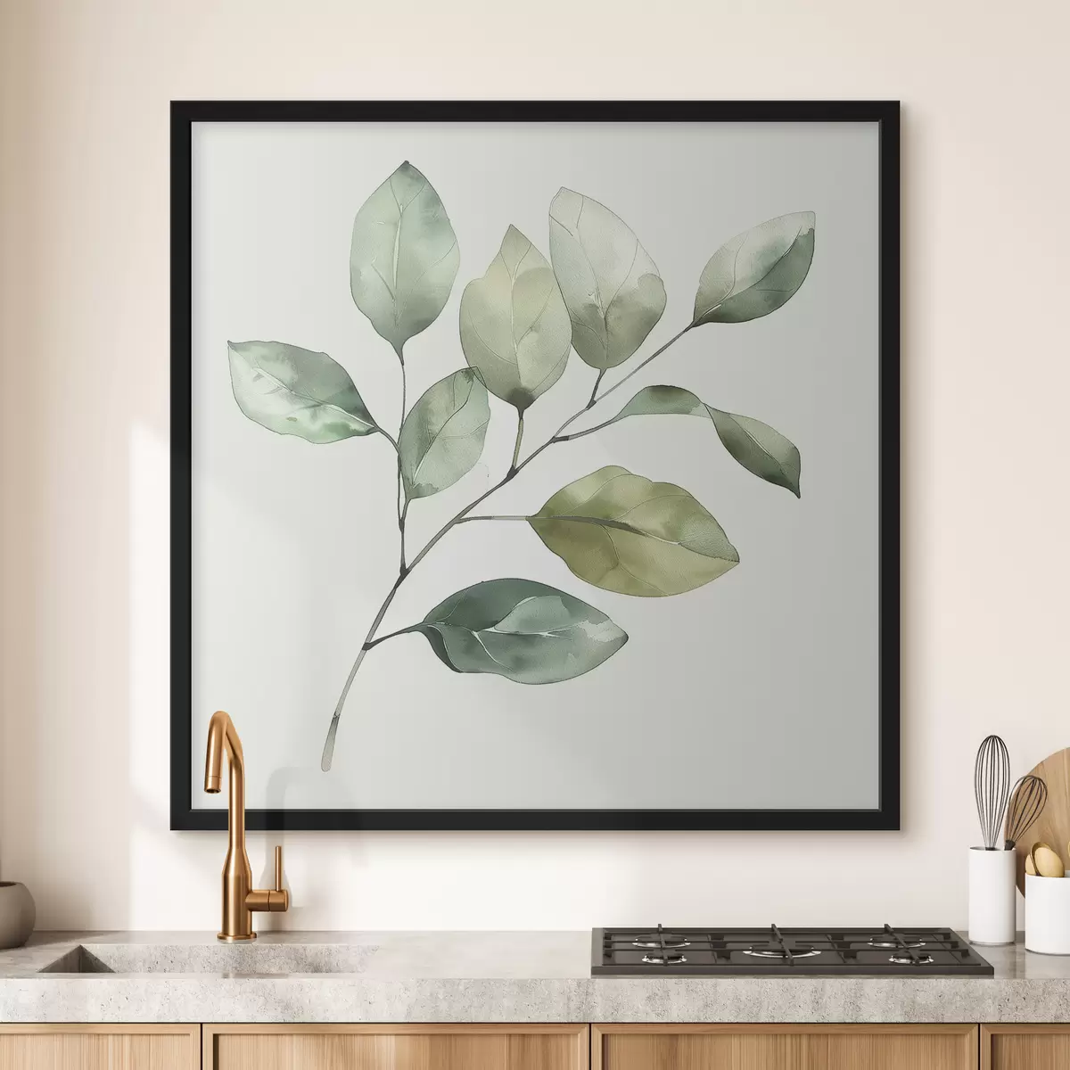 Plakat Vesivärvi stiilis oksake f40766