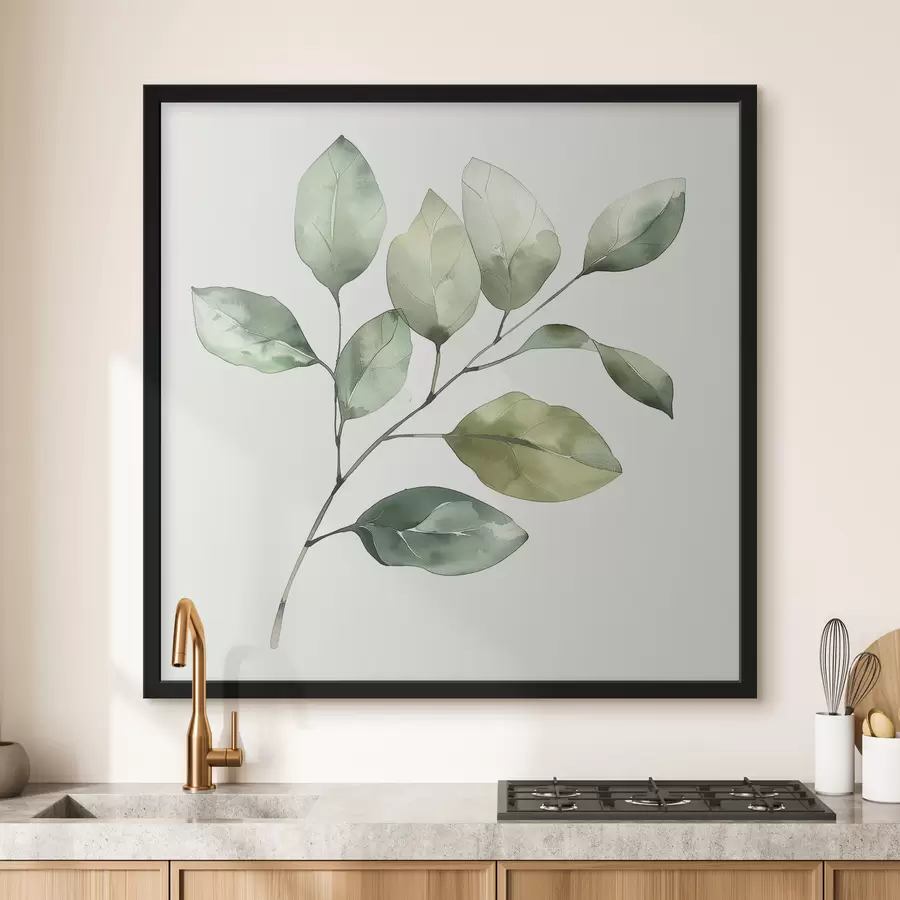 Fototapeedid Vesivärvi stiilis oksake f40766