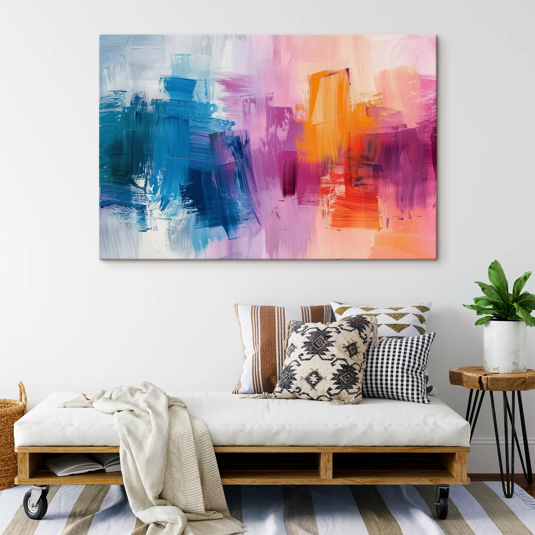 Fototapeedid Värvijooned, erinevad värvid, akvarellvärv s40786