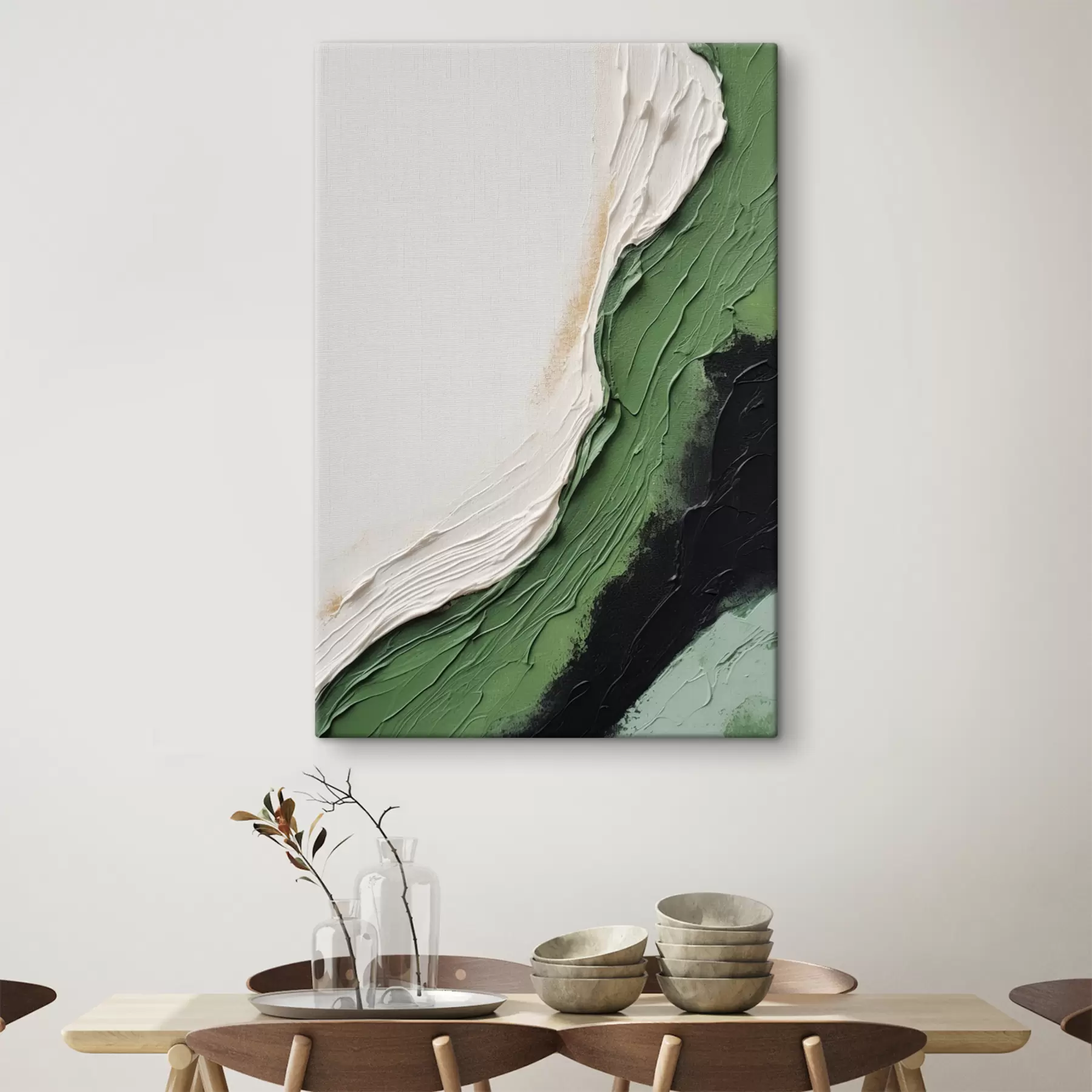 Fototapeedid Stukk, roheline, tumedat värvi s40848