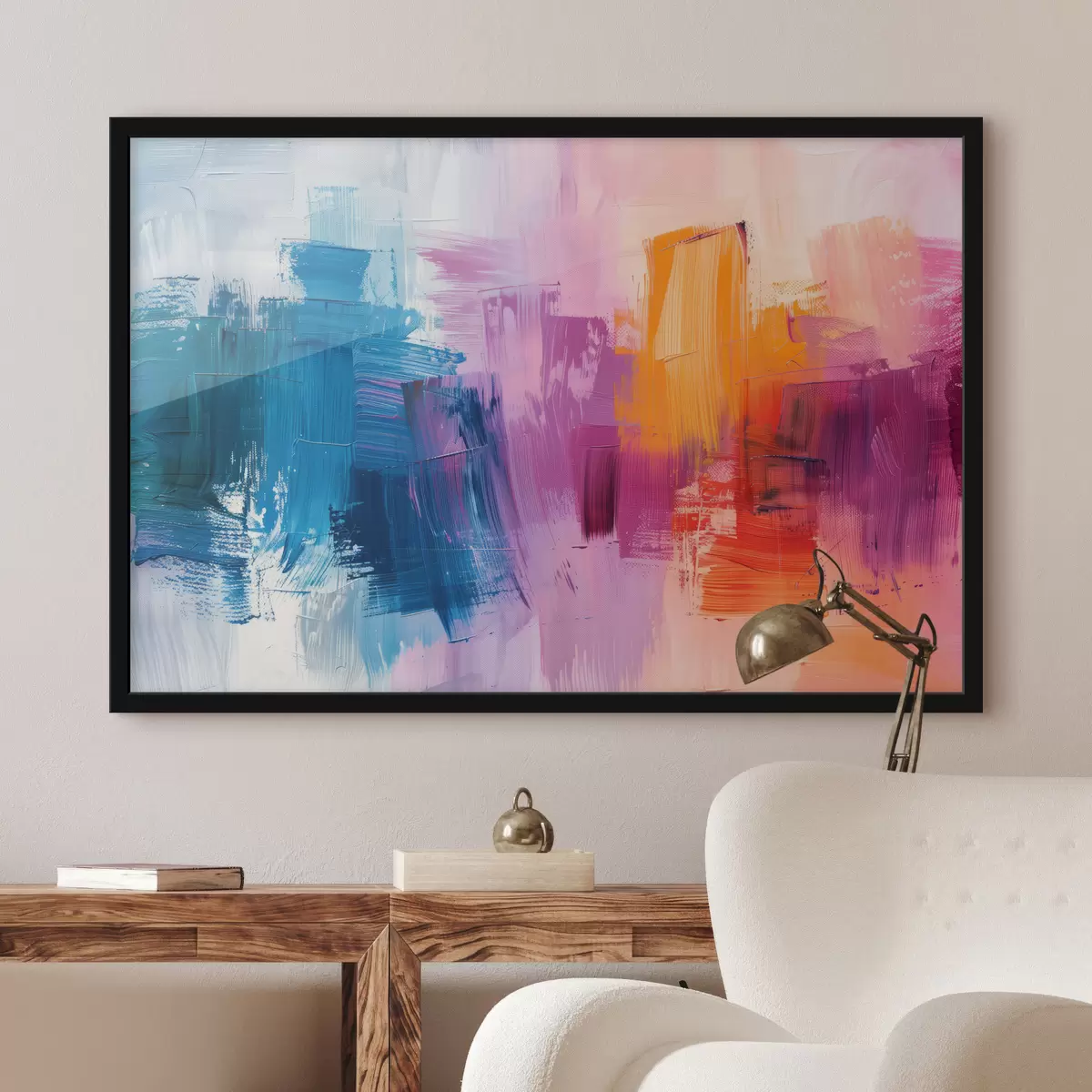 Plakat Värvijooned, erinevad värvid, akvarellvärv f40786