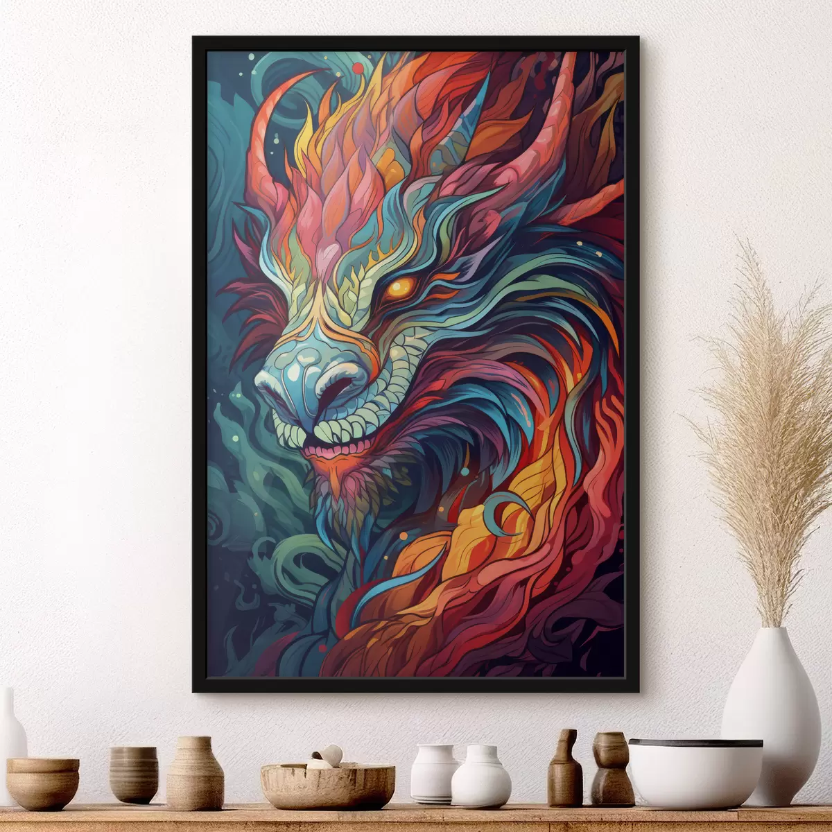 Plakat Särav draakon f40835