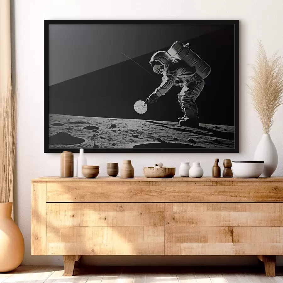 Fototapeedid Astronaut Kuu peal f40838