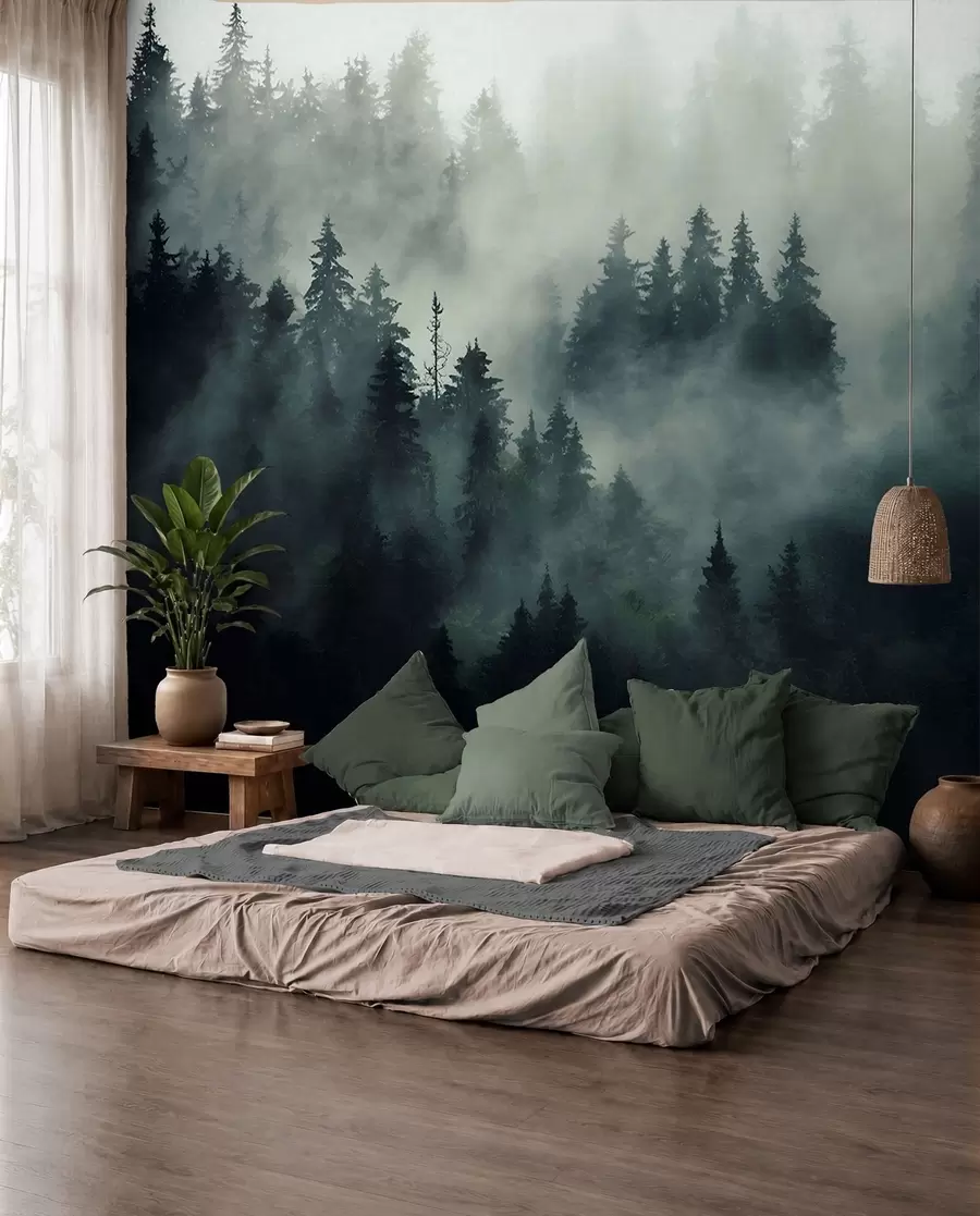 Fototapeedid Udune hommik, mets u36439