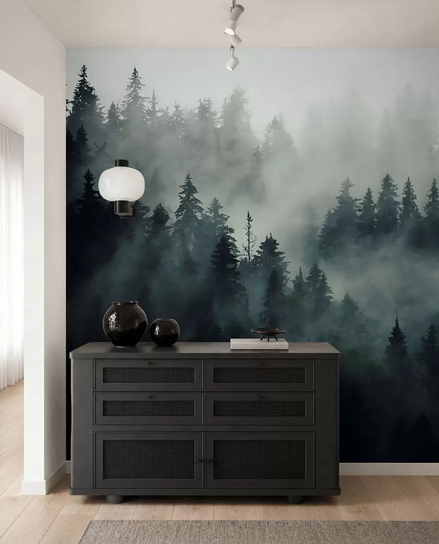 Fototapeedid Udune hommik, mets u36439
