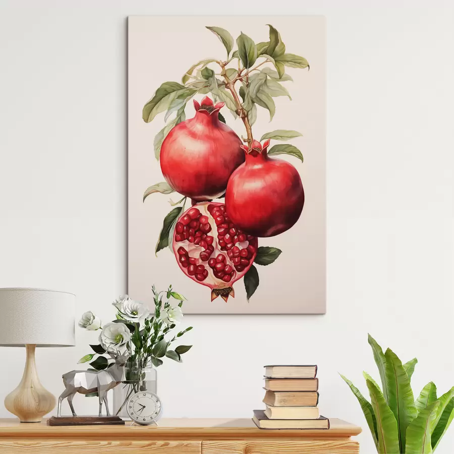 Pilt Küpsed granaatõunad oksal s40884