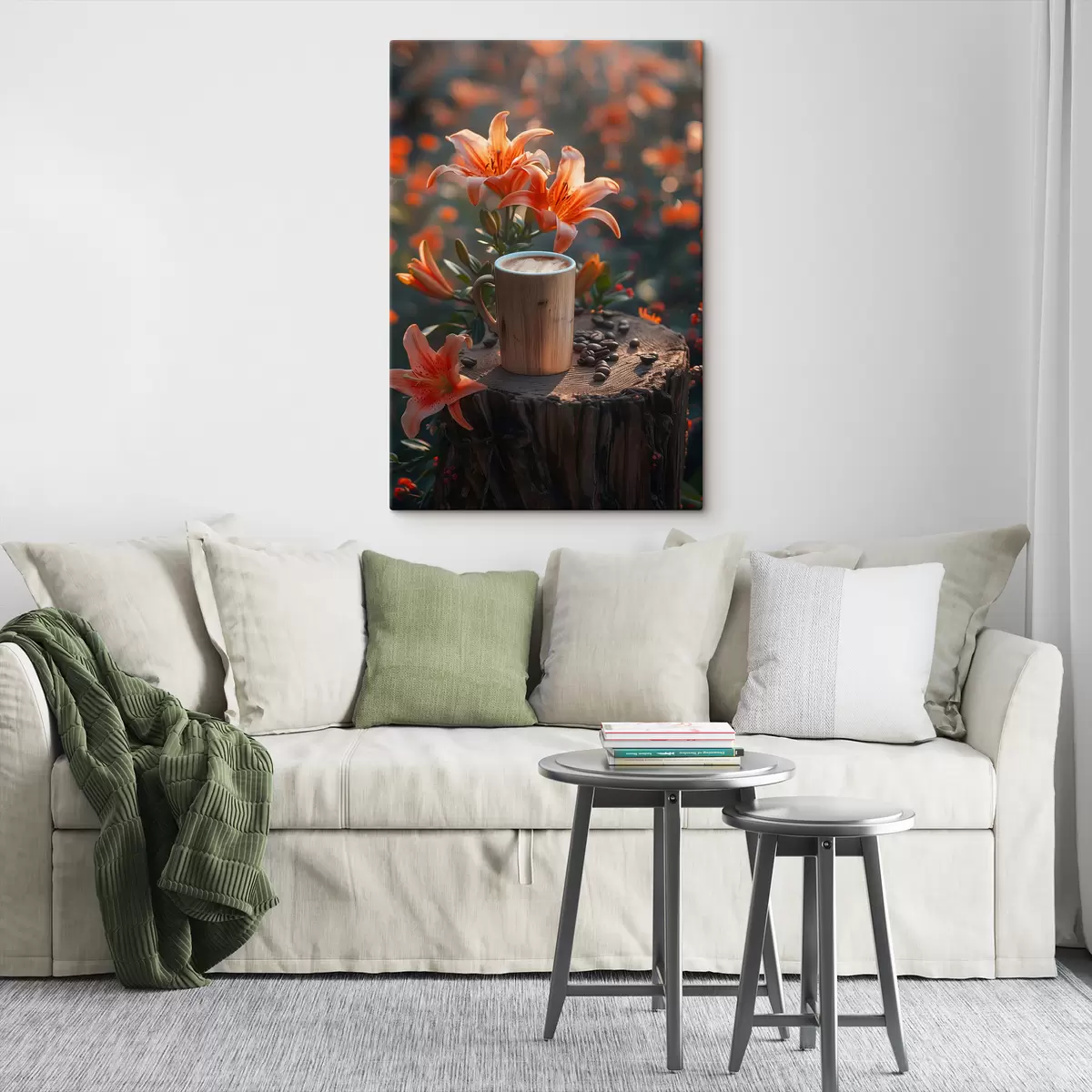 Pilt Cappuccino ja liiliad s40907