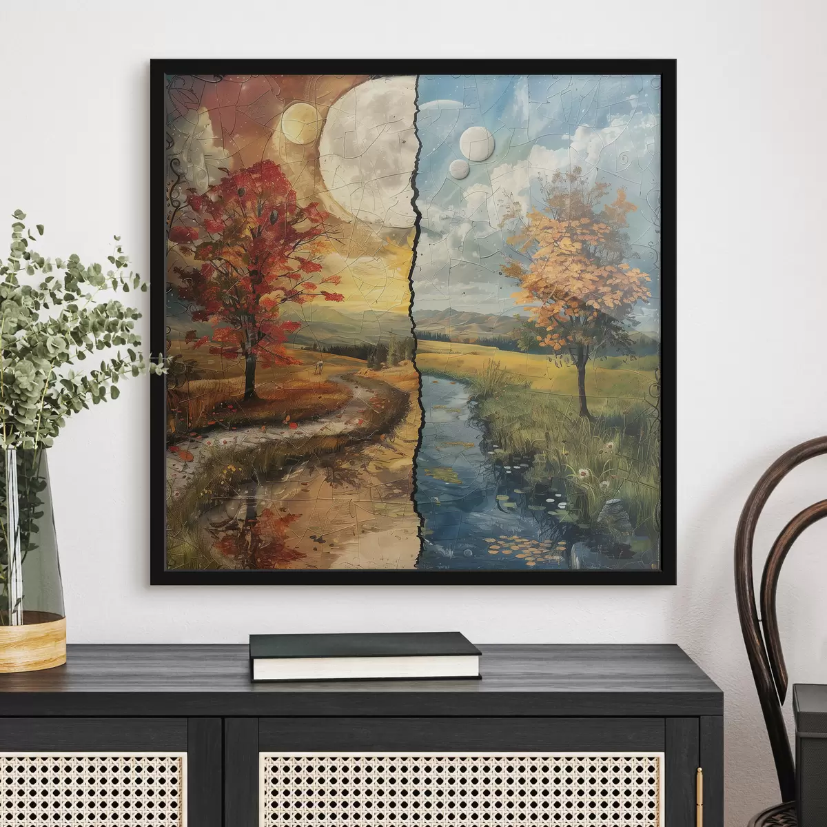 Plakat Akvarellmaal aastaaegade f40923