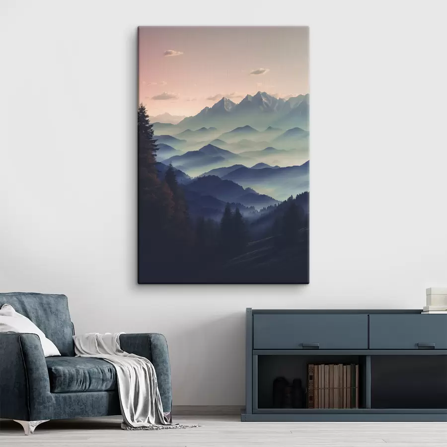 Pilt Mäe vaade udus s40851