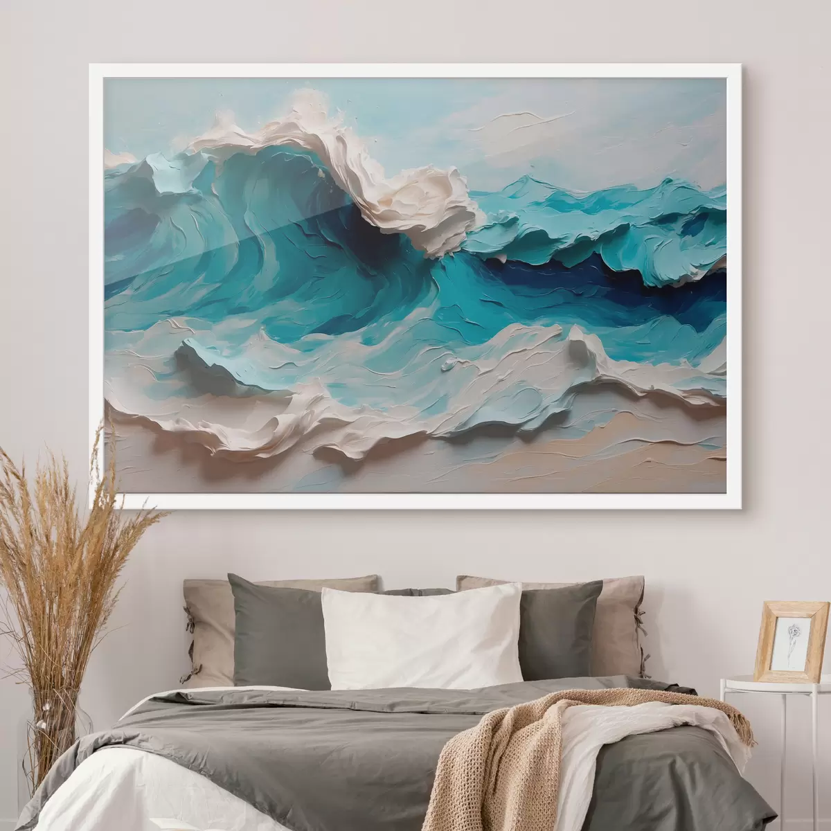 Plakat Abstraktne merelaine õli f40867