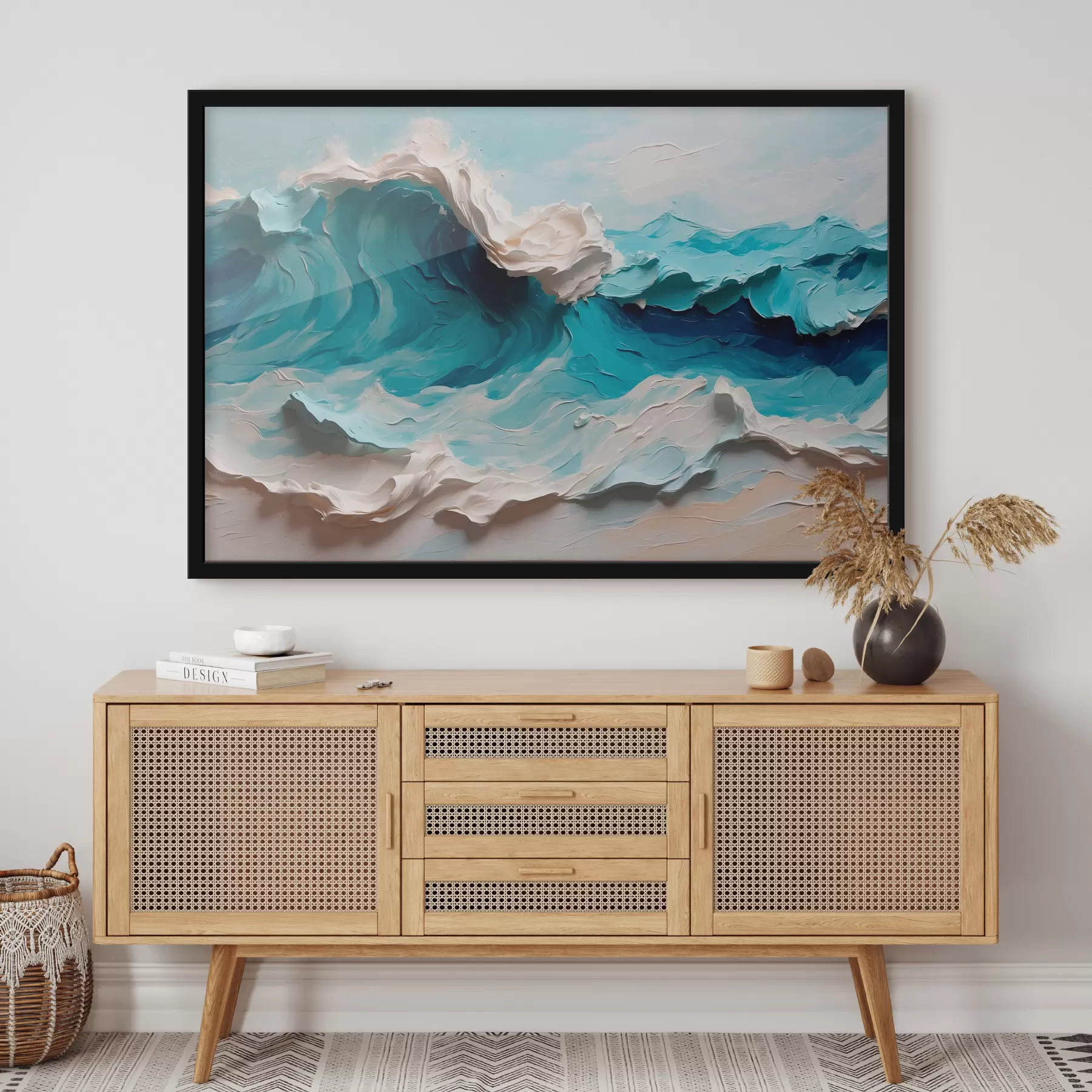 Fototapeedid Abstraktne merelaine õli f40867