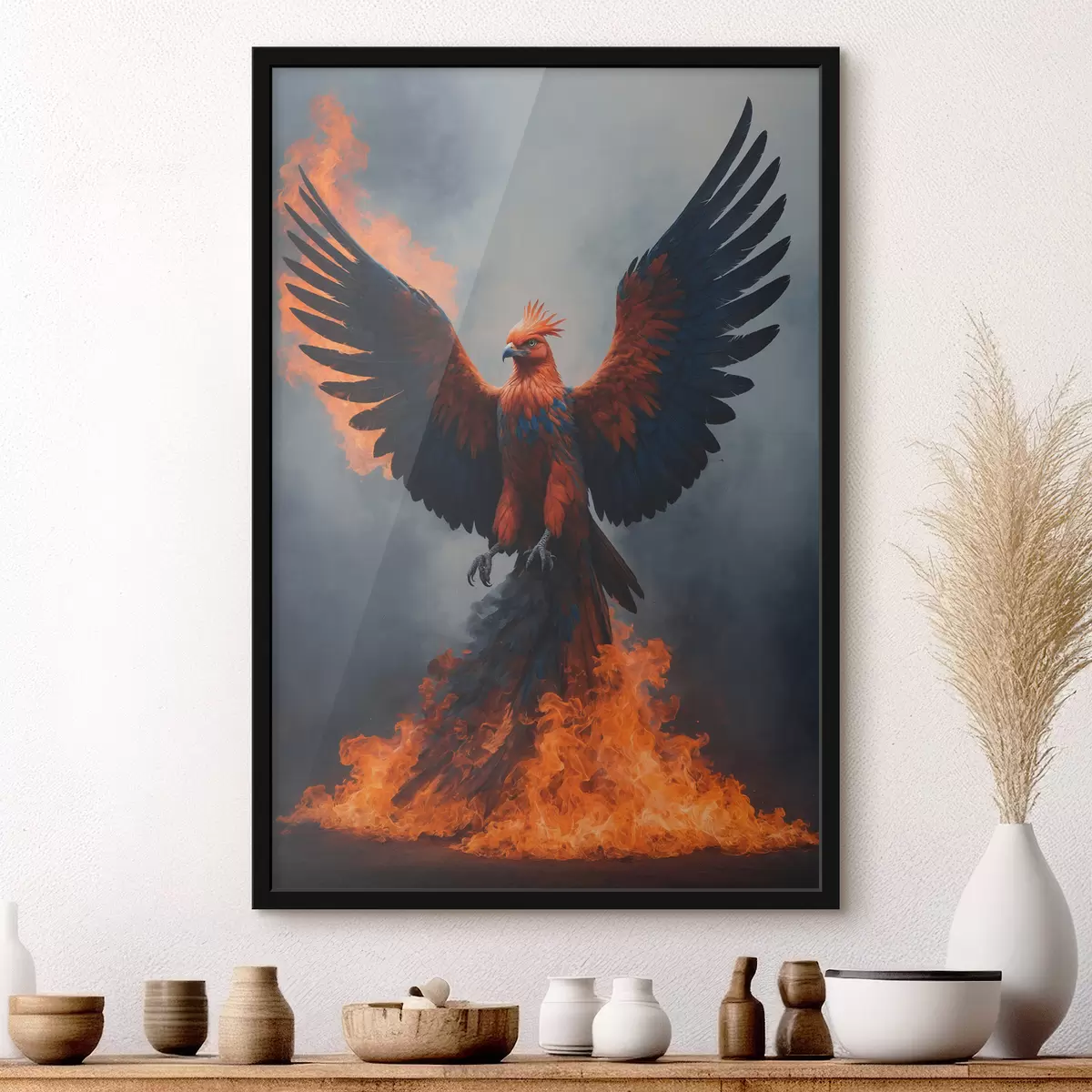 Plakat Phoenix hägusel taustal f40873