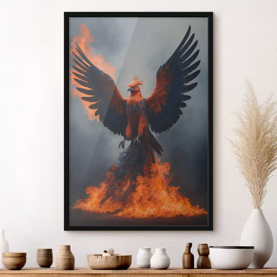 Fototapeedid Phoenix hägusel taustal f40873