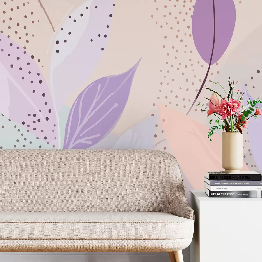 Fototapeedid Õrnad lehed w01739