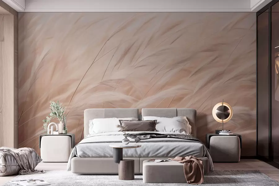 Fototapeedid Põllurohu beežid tüvikud w01719v1