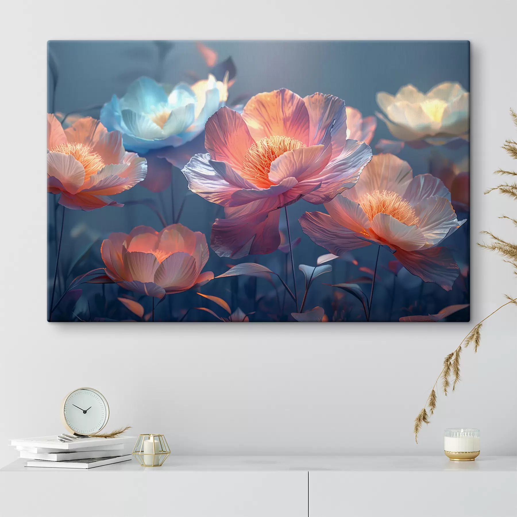 Fototapeedid Maagilised sinise varjundiga moonid  s40958