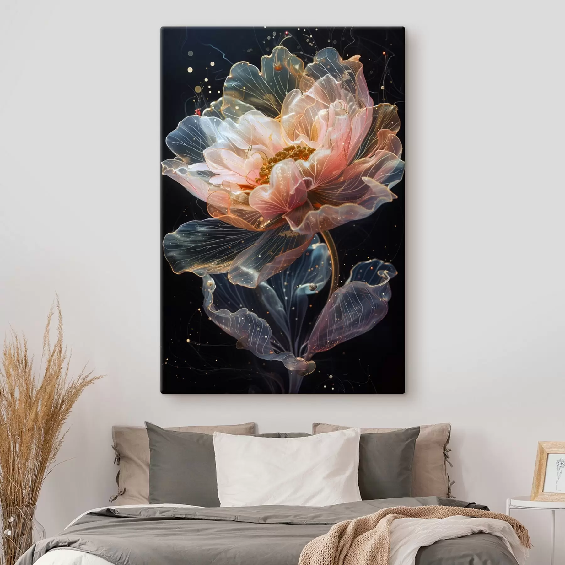 Fototapeedid Kosmiline lill pritsmetega s40966