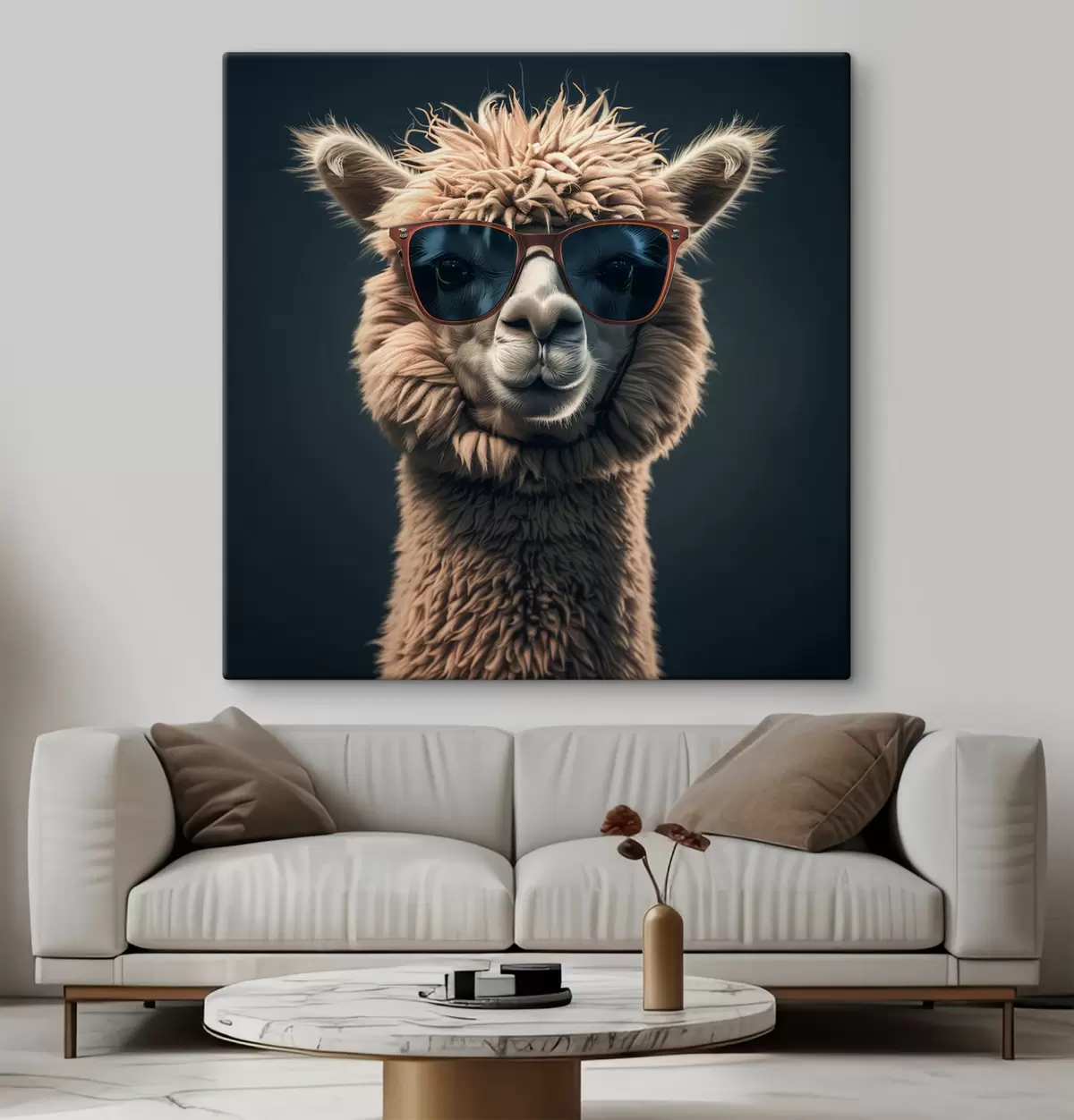 Pilt Stiilne laama prillidega s40995