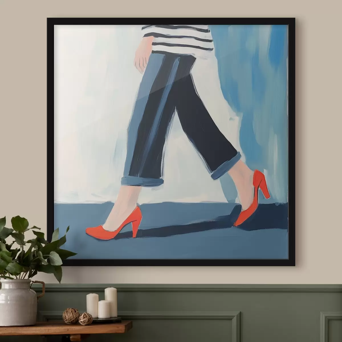 Plakat Tüdruku kõnnak f41161