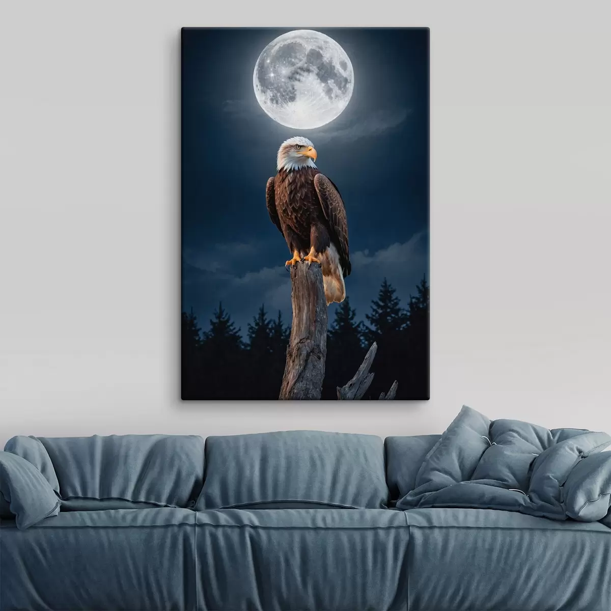 Pilt Kotkas kuu taustal s41043