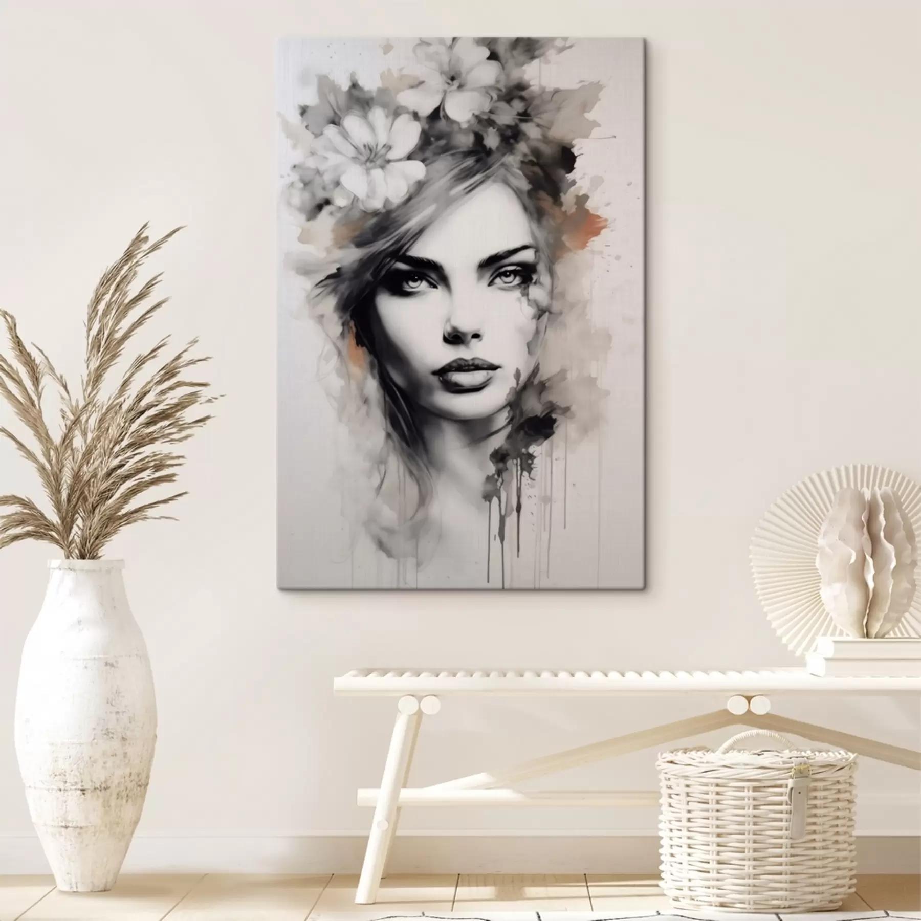 Fototapeedid Tüdruku nägu s41077