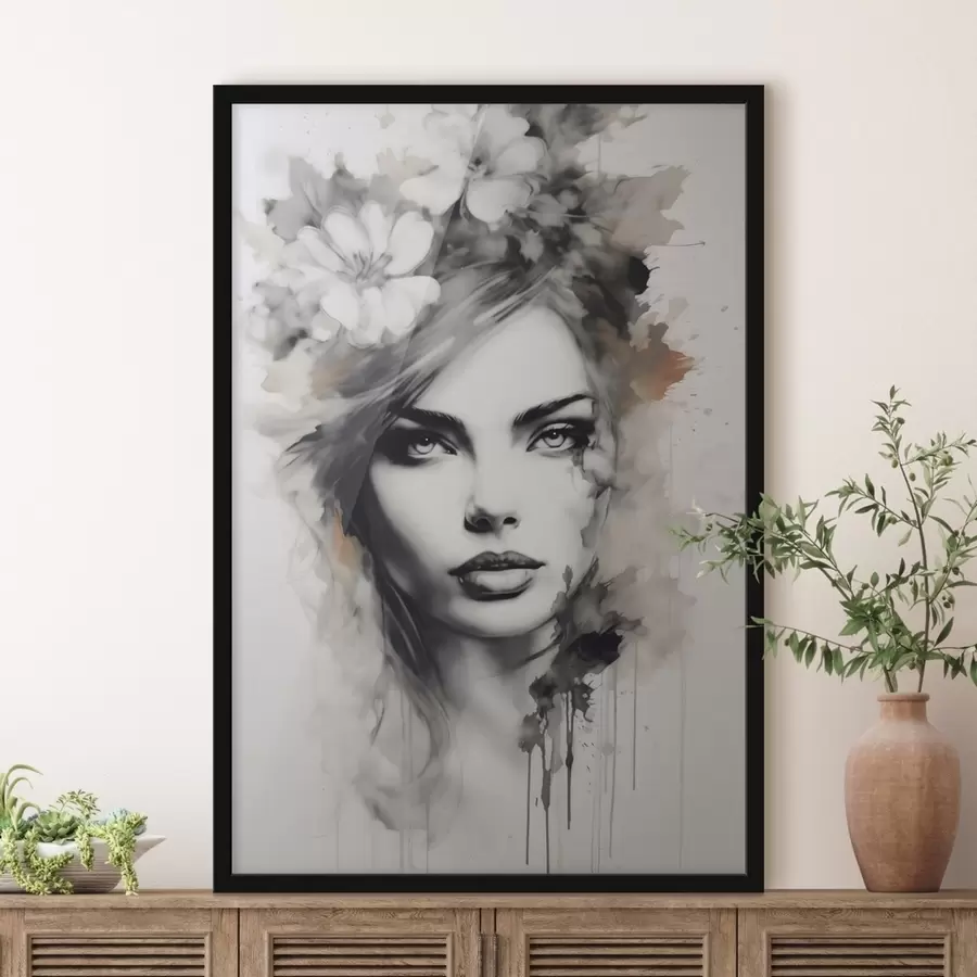 Fototapeedid Tüdruku nägu f41077