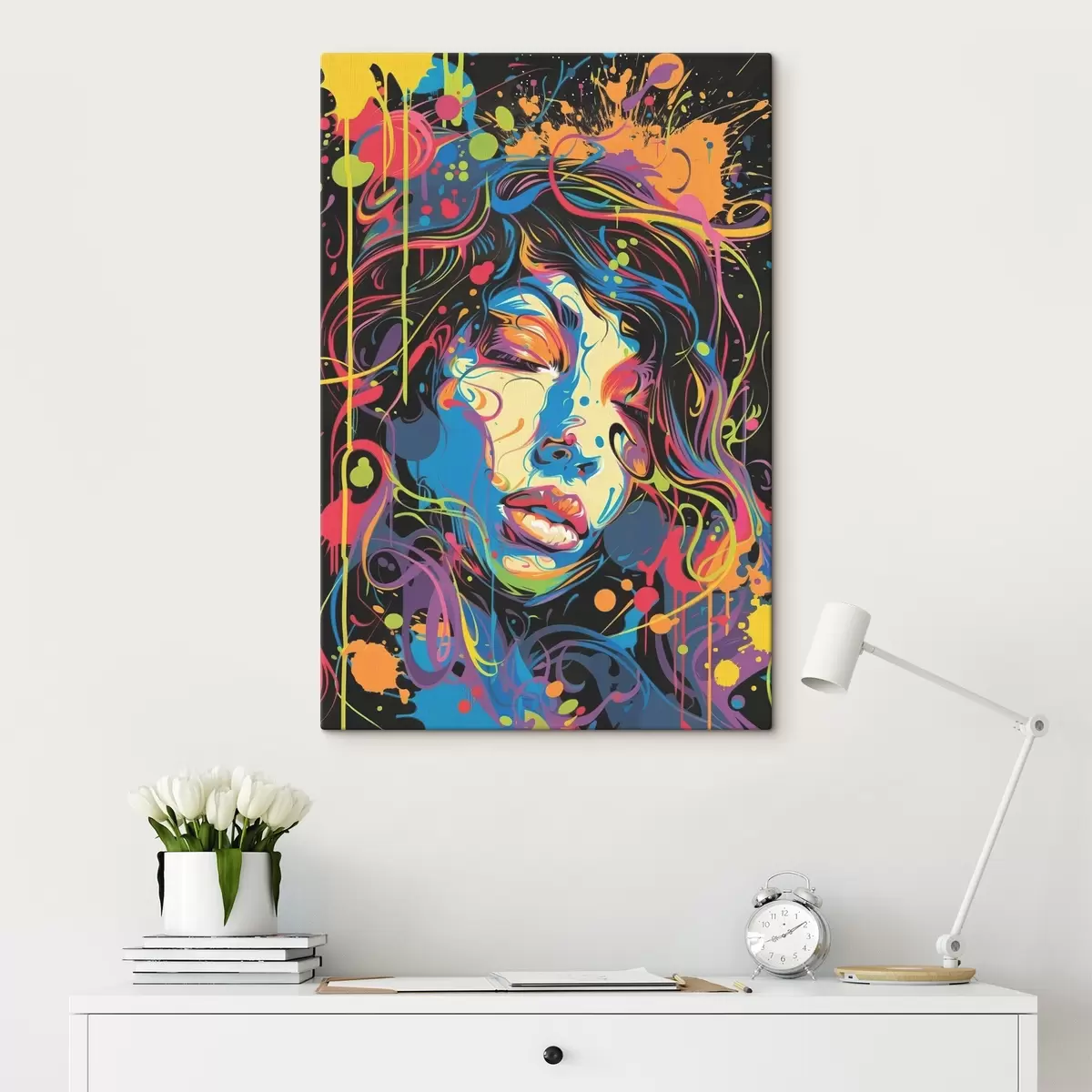 Pilt Elevantne väljendus värvikate pintslitõmmetega s39034