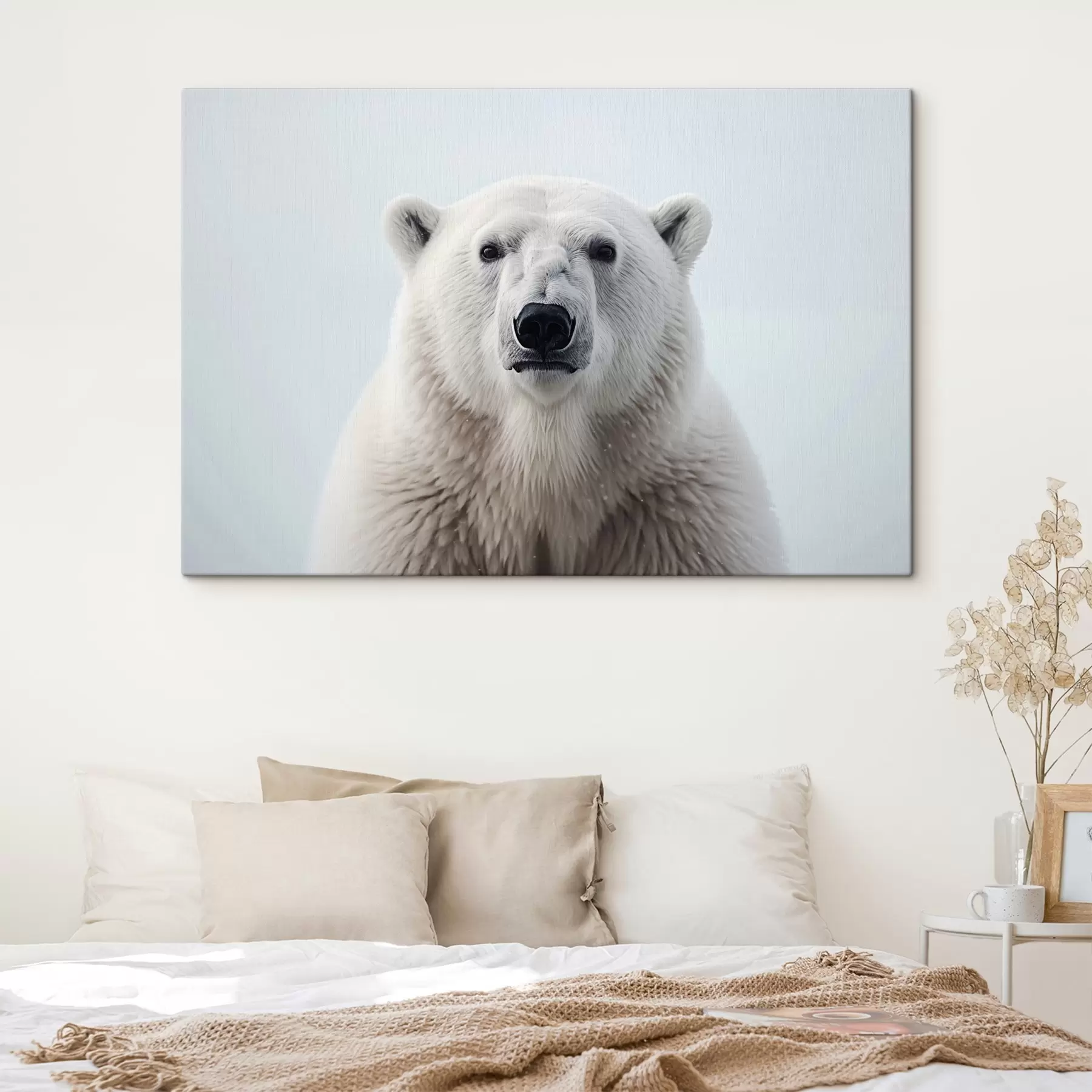 Fototapeedid Jääkaru portree minimalism s41285