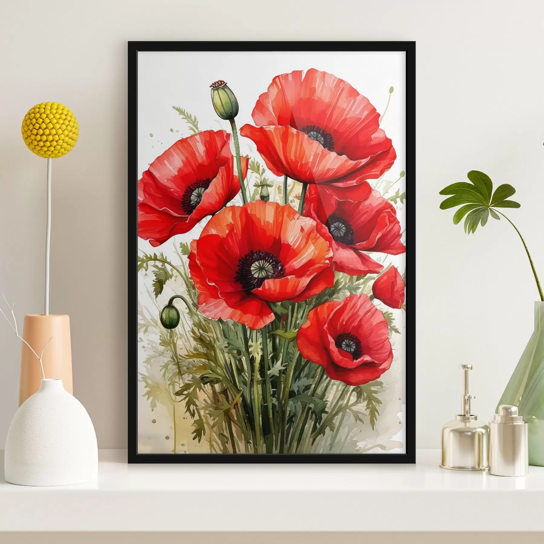 Fototapeedid punased suured moonid f41404