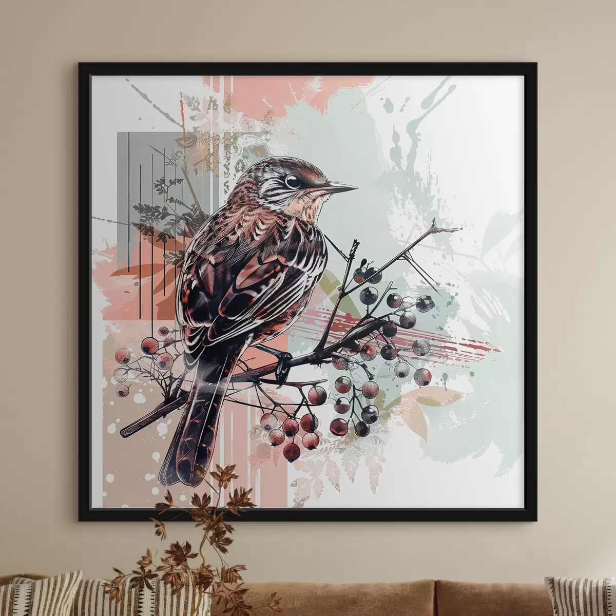 Plakat Linnuke oksal f38273