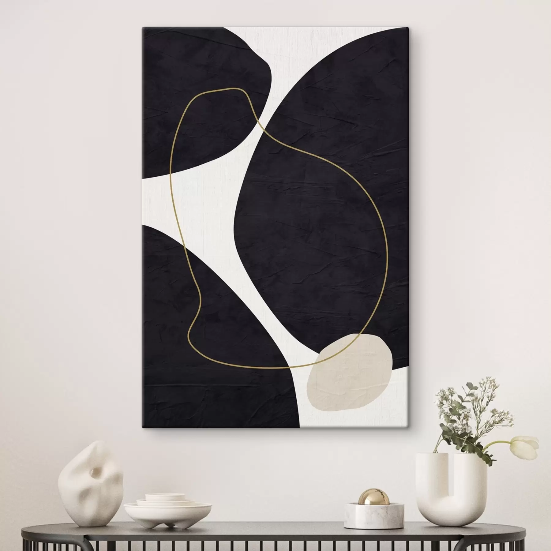 Fototapeedid Elegantsed keerdkäigud ühevärvilises harmoonias s36036