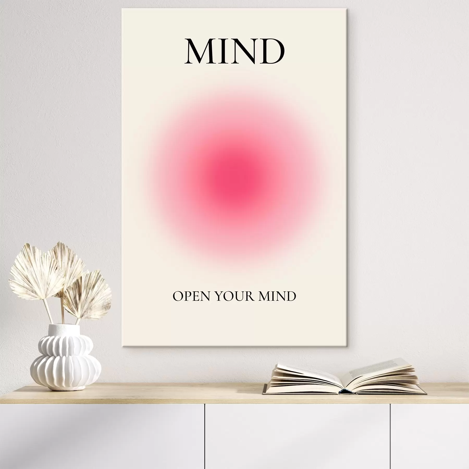 Fototapeedid Roosa ring valgel taustal s37347