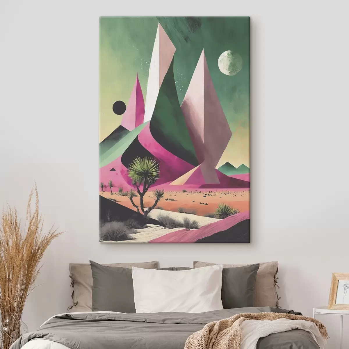 Pilt Puude ja mägedega kõrbemaastik s37360