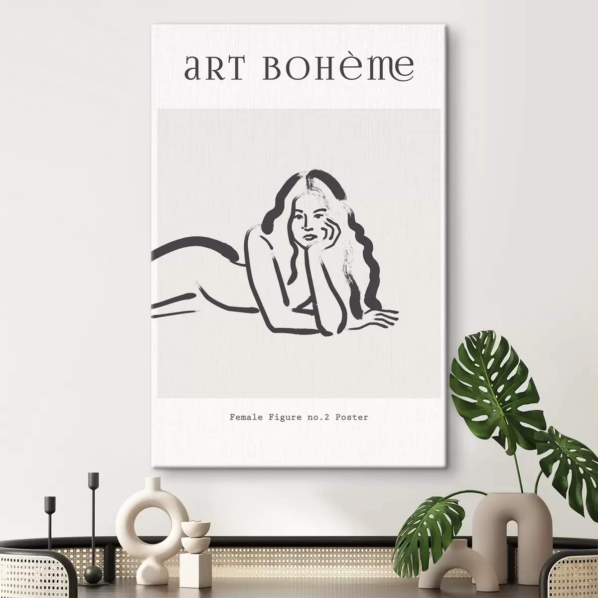 Pilt Joonis naisest, kes lamab kõhuli s37402